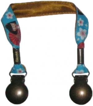 Attache doudou Kimono poupée japonnaise Polkadot