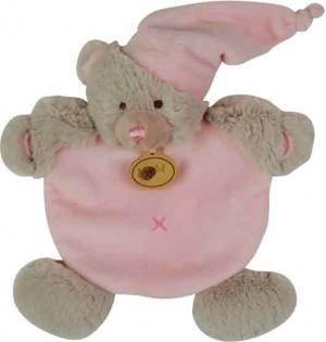 Doudou ours rose Câlin BN659 Baby Nat