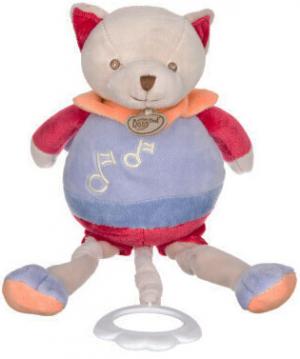 Peluche musicale chat violet Gribouillis BN657 Baby Nat