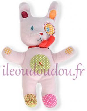 Peluche lapin rose Nicotoy, Simba Toys (Dickie)