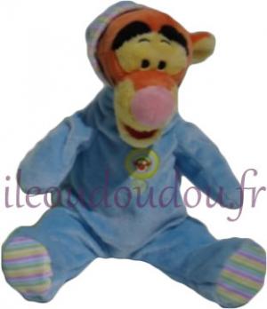 Peluche Tigrou en pyjama bleu Disney Baby, Nicotoy, Simba Toys (Dickie)