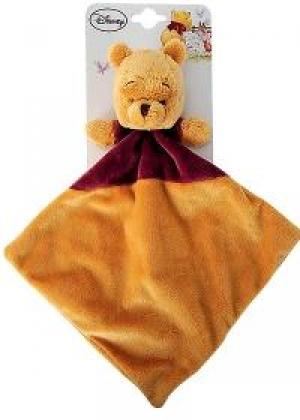 Doudou Winnie the Pooh marron et violet plat losange Disney Baby, Nicotoy, Simba Toys (Dickie)