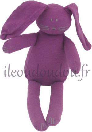 Doudou lapin violet Petit Bateau