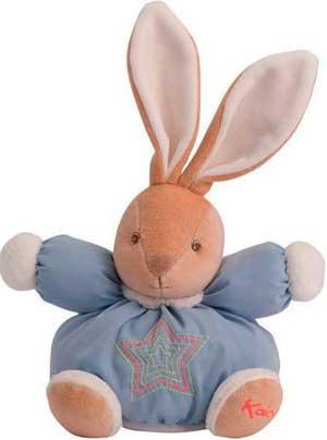 Peluche lapin bleu étoile Winter Folies Kaloo