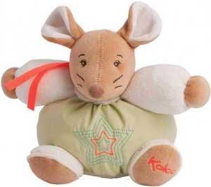 Peluche souris verte étoile Winter Folies Kaloo