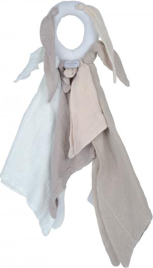 Doudou l'Ange poignée lapin taupe - DC2368 Doudou et compagnie