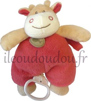 Doudou vache musical rouge - BN598 Baby Nat