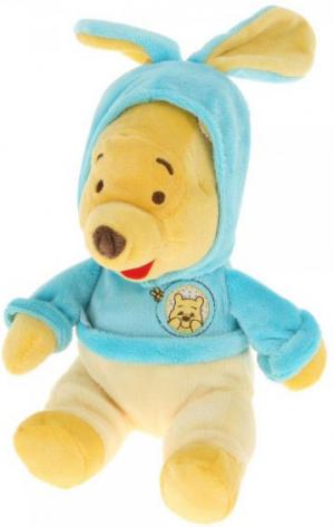 Peluche Winnie jaune et bleu déguisé en lapin  Disney Baby, Nicotoy, Simba Toys (Dickie)