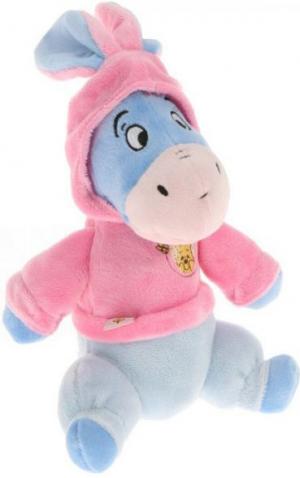 Peluche Bourriquet rose et bleu déguisé en lapin  Disney Baby, Nicotoy, Simba Toys (Dickie)