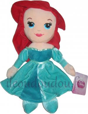 Poupée Ariel en tissu velours Disney Baby, Nicotoy