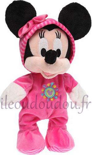 Peluche Minnie en Pyjama rose Disney Baby, Nicotoy, Simba Toys (Dickie)