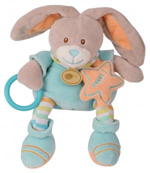 Peluche d'activité lapin Stello - BN628 Baby Nat