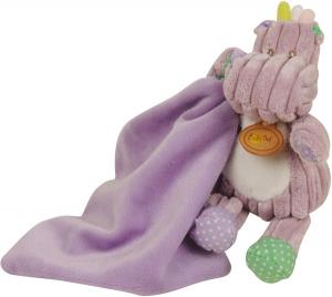Peluche hippopotame violet avec doudou BN735 Baby Nat