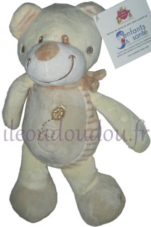 Peluche ours marron Nicotoy
