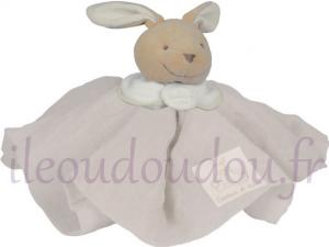 Doudou lapin beige taupe - L'Ange DC2358 Doudou et compagnie