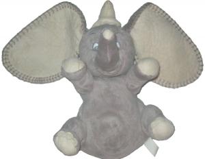 Doudou peluche éléphant Dumbo gris et beige  Disney Baby, Nicotoy, Simba Toys (Dickie)