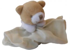 Mini doudou ours L'ange beige - DC2357 Doudou et compagnie