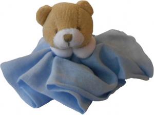 Mini doudou ours L'ange bleu - DC2357 Doudou et compagnie