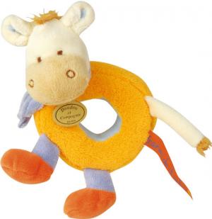 Hochet doudou âne orange Graine de doudou - DC2280 Doudou et compagnie