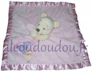 Doudou Winnie rose Lots of love pooh and friends Disney Baby