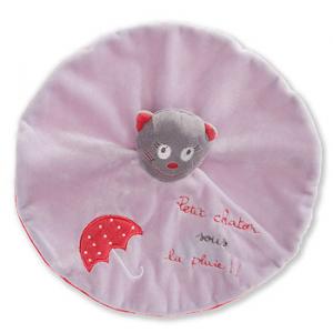 Doudou Petit chaton sous la pluie Kiabi sos