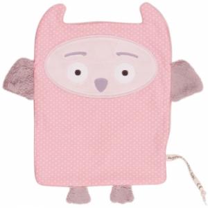 Doudou chouette hibou rose DPAM (Du Pareil Au Même)