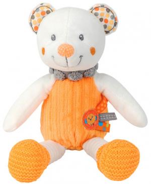Peluche ours orange et blanc *Little hug* Nicotoy