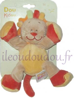 Peluche lion orange petit modèle  Doukidou