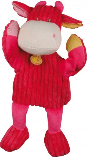 Doudou vache rouge marionnette Doubambin BN697 Baby Nat