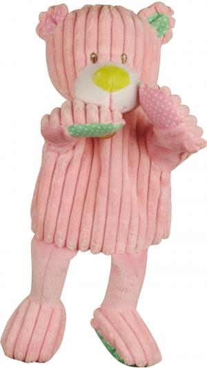 Doudou ours rose marionnette Doubambin BN697 Baby Nat