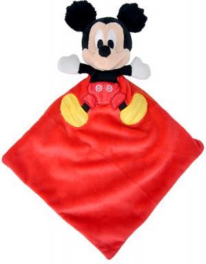 Doudou Mickey plat rouge Disney Baby, Nicotoy, Simba Toys (Dickie)