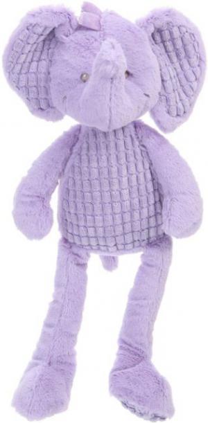 Peluche éléphant violet 40 cm Nicotoy, Tex Baby, Carrefour