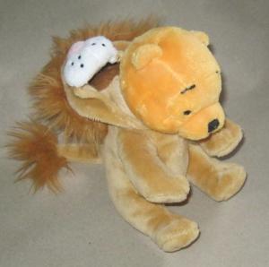 Doudou Winnie l'ourson déguisé en lion