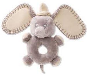Hochet Dumbo l'éléphant gris Disney Baby