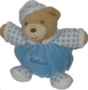Mini kaloo ours bleu vichy Kaloo
