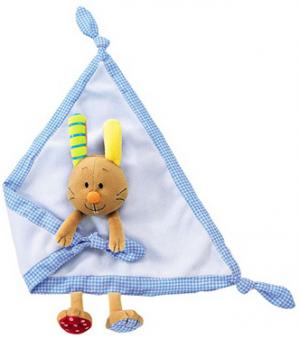 Doudou lapin bleu Minimi Creativtoys, Minimi