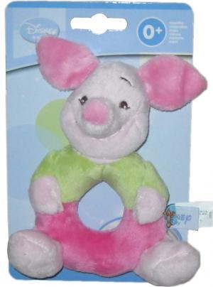 Hochet porcinet vert et rose Disney Baby, Nicotoy, Simba Toys (Dickie)