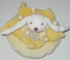 Mini doudou carambole lapin  (1482) Doudou et compagnie