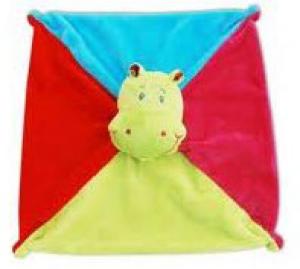 Doudou hippopotame multicolore MGM Dodo d'amour