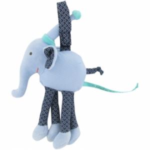 Hochet éléphant bleu DPAM (Du Pareil Au Même)