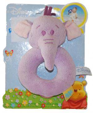 Hochet éléphant mauve Lumpy l'éfélant Disney Baby, Nicotoy