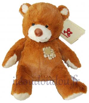 Ours en peluche marron Patch Nicotoy, Simba Toys (Dickie)