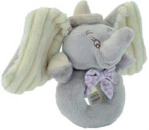 Hochet Dumbo éléphant gris Disney Baby, Nicotoy, Simba Toys (Dickie)