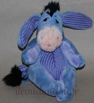 Peluche bleu et violet Bourriquet Disney Baby, Nicotoy, Simba Toys (Dickie)
