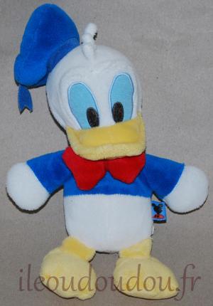 Peluche canard bleu et blanc Donald Disney Baby, Nicotoy, Simba Toys (Dickie)