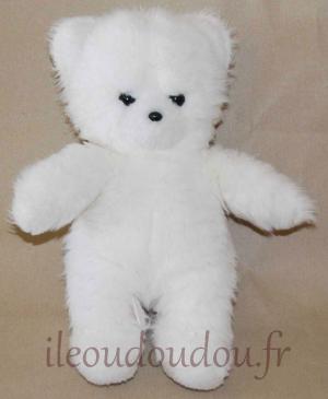 Doudou ours blanc Boulgom, Vintage
