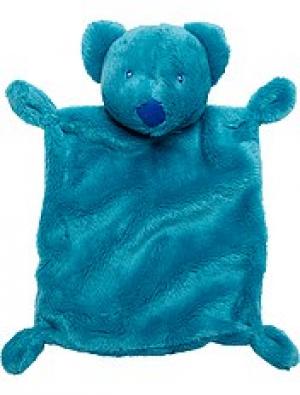Doudou ours bleu turquoise foncé Simba Toys (Dickie), Nicotoy, Kiabi - Kitchoun