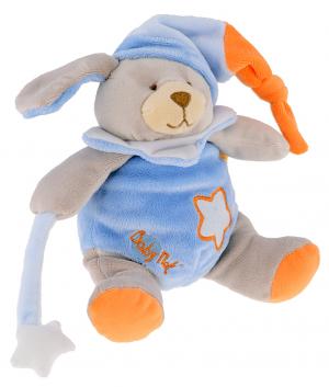 Peluche chien marron, orange et bleu luminescent - BN794 Baby Nat