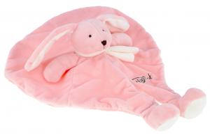 Doudou lapin rose rond Layette BN780 Baby Nat