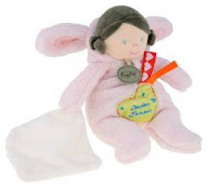 Poupée Doudou d'amour rose BN795 Baby Nat